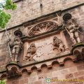 Statues on the entrance tower